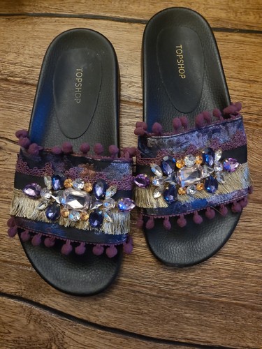 Top shop decorative jewelled - top,