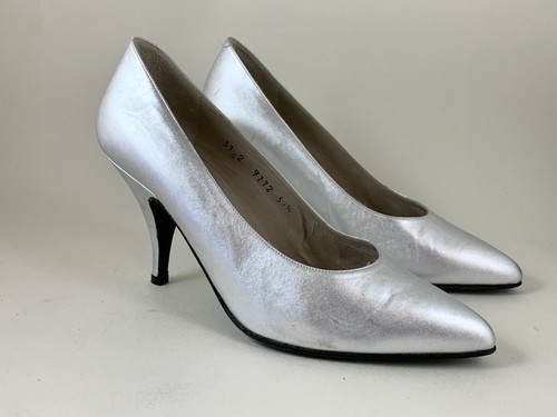 The shoe shop silver - silver, leather
