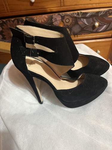 Top shop suede silver buckle - top,
